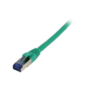 Patchkabel RJ45, CAT6A 500Mhz, 5m, grün, S-STP(S/FTP), TPE/LSZH(Superflex), AWG26, Synergy 21