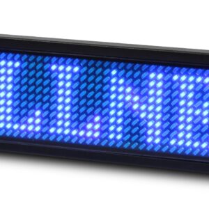 ALLNET Namensschild elektronisch programmierbar Seriell - Farbe blau