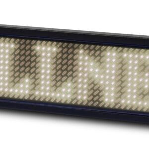 ALLNET Namensschild elektronisch programmierbar Seriell - Farbe weiss
