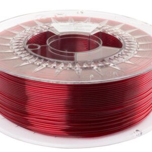 Spectrum 3D Filament / PET-G Premium / 1,75mm / Transparent Red / Rot Durchsichtig / 1kg