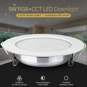 MiBoxer FUT061 LED Panel Rund 9W RGB-WW (RGB-CCT) mit Funk und WLAN