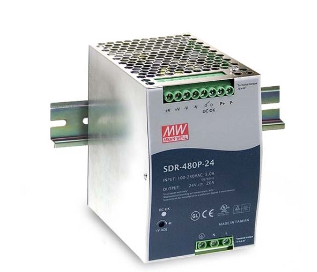 MEAN WELL Netzteil - 48V 480W Hutschiene parallel Funktion