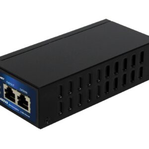 ALLNET PoE Injektor Gigabit / PoE & PoE+ (15,4W/30W)/ 2,5 Gbit/ Metallgehäuse / "ALL0489v4"