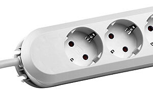 Bachmann Tischsteckdose, 3xDosen(CEE7)->Stecker(CEE7), 3m, weiss, Smart,