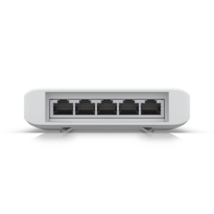 Ubiquiti Switch smart managed Layer2 5 Port • 5x GbE • PoE Budget 46W • 4x PoE at • 1x PoE bt In • Desktop • Lüfterlos • UniFi • USW-Flex