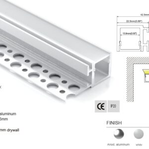Synergy 21 LED U-Profil 200cm, ALU084 Rigipsprofil