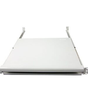 ALLNET 19"zbh. Tastaturboden ausziehbar, für 1200mm Schrank tiefe, Lichtgrau, t950-1050mm,