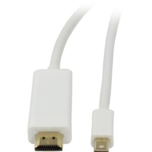 Kabel Video DisplayPort mini 1.2 => HDMI 2.0, ST/ST, 1.0m, Ultra HD 4K@60hz 4:4:4, 8 Bit HDR, Synergy 21