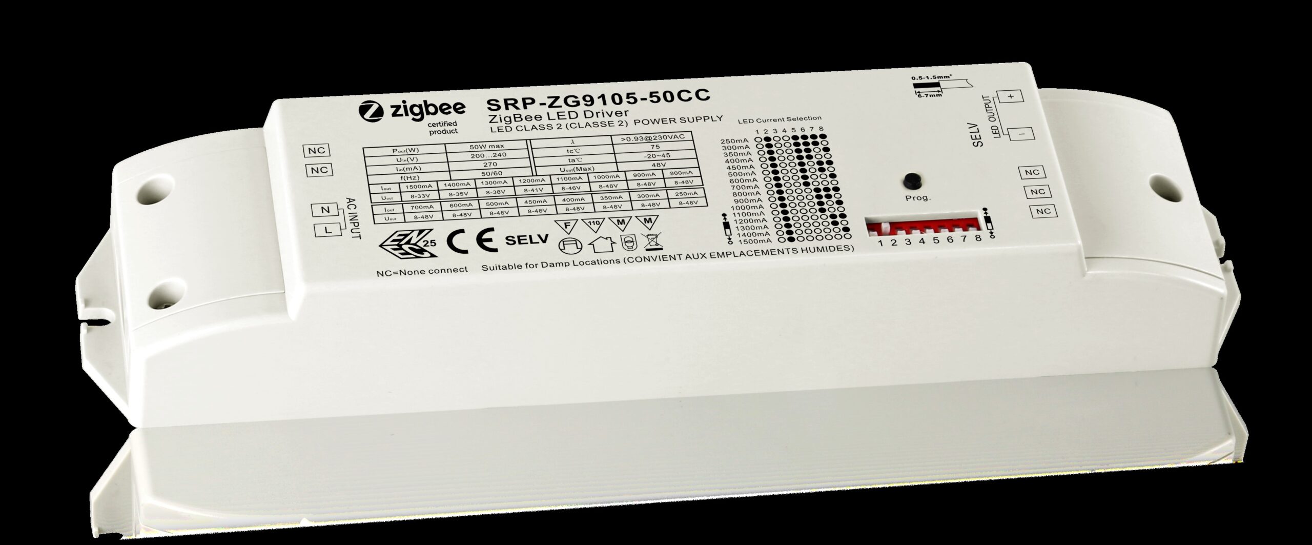 Synergy 21 LED Serie EOS 10 ZigBee CC Controller+Netzteil 250-1000mA 50W