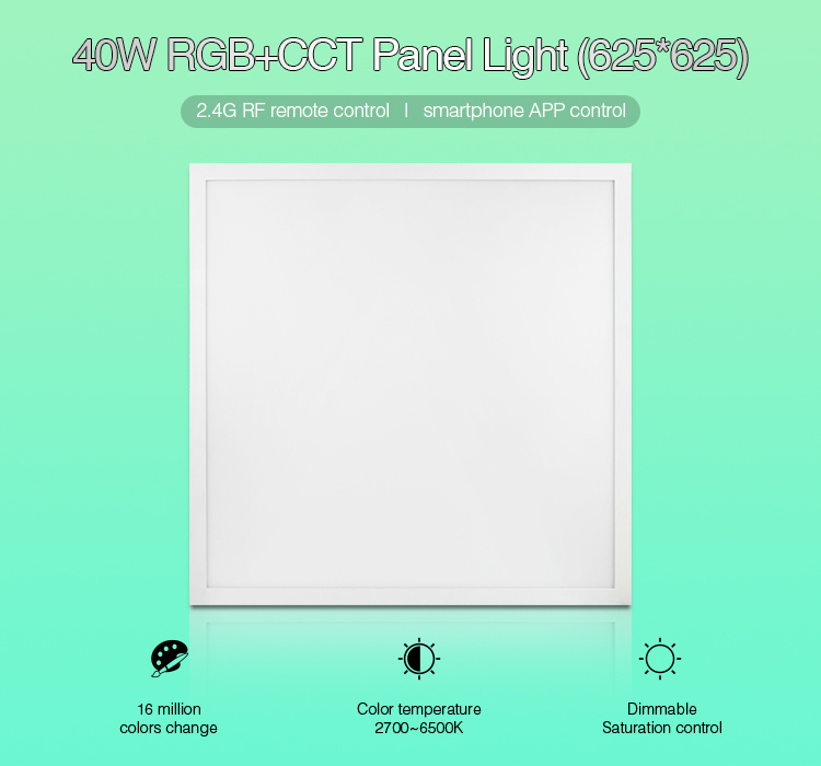 MiBoxer FUTL02 LED Panel 620*620 RGB-WW (RGB-CCT)