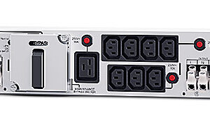 CyberPower zbh. By-Pass, IEC Outlet. Eingang Festanschluss(1), Ausgang Festanschluss(1), IEC C13(7) + IEC C19(1), bis 63A, 19" 2HE,