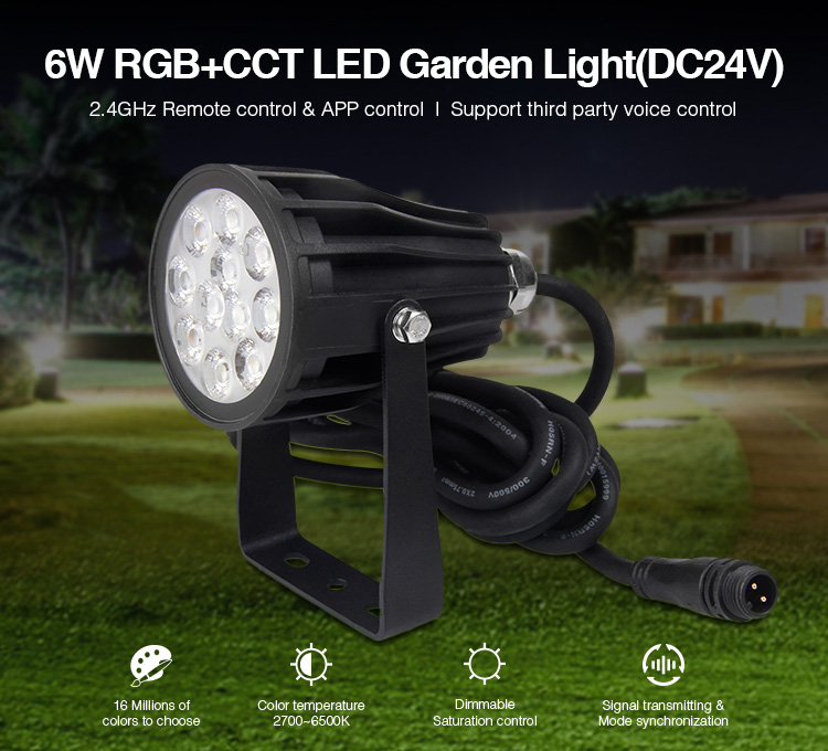 MiBoxer FUTC08 RGB+CCT LED Gartenstrahler 6W 600lm IP66