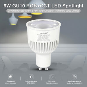 MiBoxer FUT106 LED Retrofit GU10 6W RGB-WW (RGB-CCT) Spot