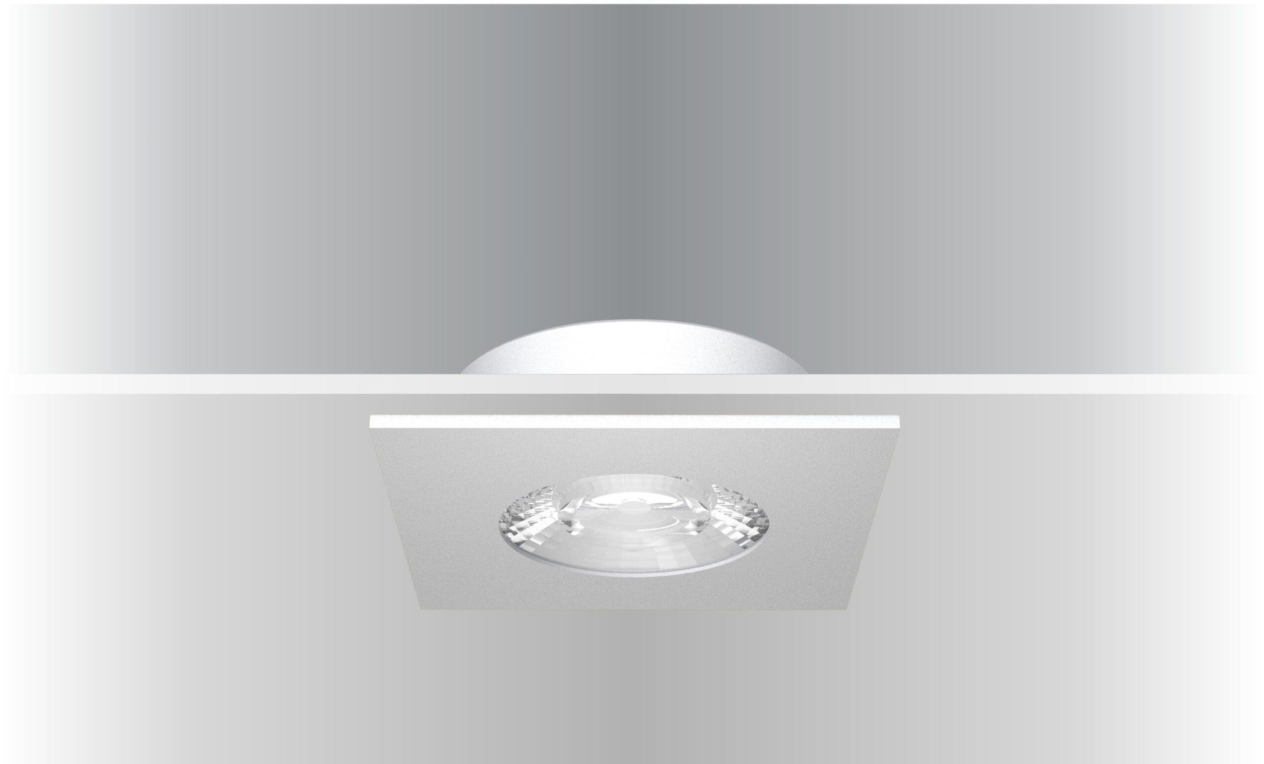 Synergy 21 LED Deckeneinbauspot Helios weiß, quadratisch, neutralweiß