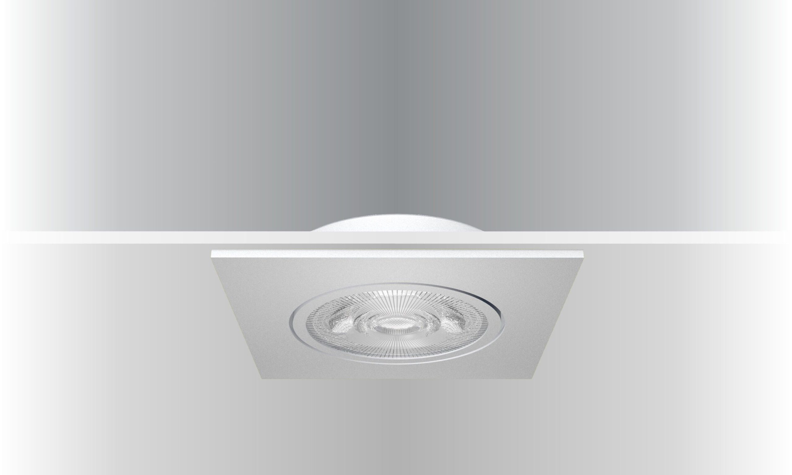 Synergy 21 LED Deckeneinbauspot Helios schwarz, quadratisch+schwenkbar, neutralweiß