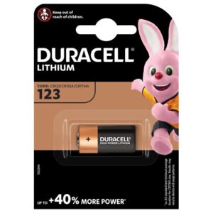 Shelly Batterie CR123A 3V Duracell Ultra Photo 1er Pack