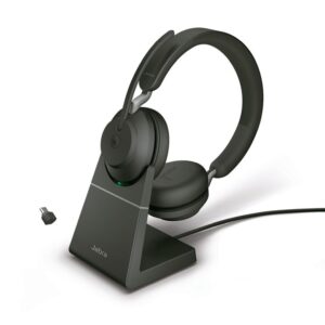 Jabra Evolve2 65 Link380c UC Stereo Stand Black