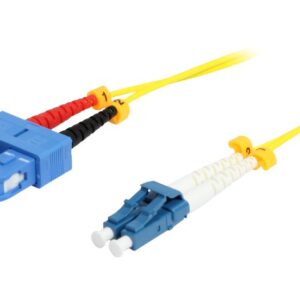 LWL-2-Faser-Patchk. 3mtr.LC-SC, 9/125um, OS2, AD=2mm, Synergy 21,