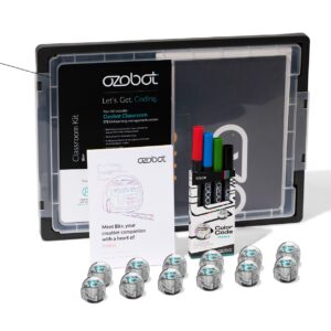 Ozobot MINT Coding Roboter Schulset "Bit+ Classroom Kit 12 Robots"