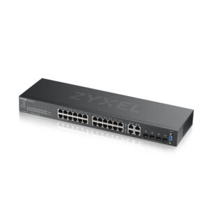 Zyxel Switch full managed Layer2+ 28 Port • 24x 1 GbE • 4x 1 Gb Combo • 19" • Lüfterlos • NebulaFlex Pro • GS2220-28