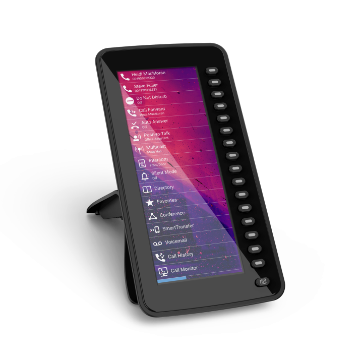 SNOM D7C Tastaturerweiterungsmodul Black Farbdisplay