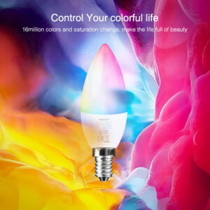 MiBoxer FUT108 LED Retrofit E14 4W RGB-WW (RGB-CCT) Candle Light