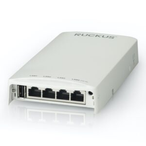 RUCKUS Networks wireless ap • wifi6 • ax1800 • 2x2 • indoor • 1 gbe • h550 • 4x 1 gbe out • dual radio ble/zigbee + 1x usb • beamflex+