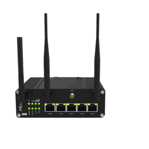 Milesight IoT Industrial Cellular Router, UR35-L04EU-G-P-W 3G / 4G / Wi-Fi / POE