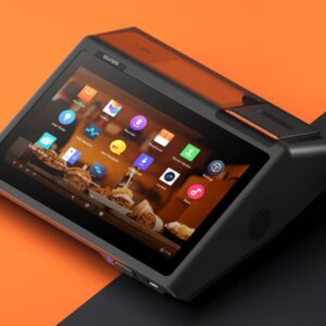 Sunmi d2 mini Touchsystem, 10.1" Widescreen Display, 4.3" Kundendisplay, 58mm Bondrucker, Android 8.1, NFC, microSD