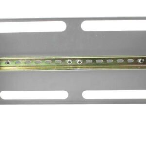 ALLNET 19"zbh. Gerätehalter für Hutschiene/DIN-Rail Geräte, T150mm/5HE, Lichtgrau, Frontmontage,