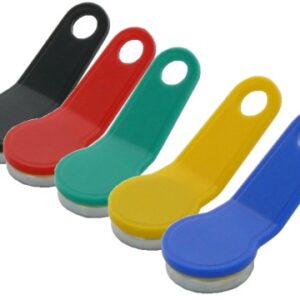 Kasse 5-er Set Schlüssel (Kellox / Dallas) grün,schwarz,blau,rot,gelb