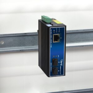 ALLNET Switch industrial unmanaged Layer2 3 Port 2.5 GbE • PoE Budget 90W • 1x PoE bt • 2x SFP 1G/2.5G • Lüfterlos • DIN • IP40 • ALL-SGI8003P-2.5G