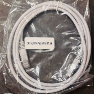 Patchkabel RJ45, CAT5e 100Mhz, 1,5m grau, UTP,