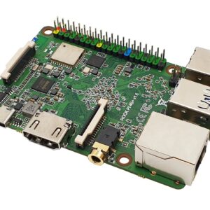 Rock Pi 4+ Model B OP1 2GB/16GB (mit Dualband 2,4/5GHz WLAN/Bluetooth 5.0) internal Antenna