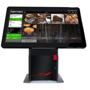 Poslab WP-8670 Android Touchsystem 15,6", RK3368, 2GB/16GB, inkl. integriertem 80 mm Bondrucker schwarz