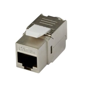Keystone, Modul, TP-Buchse(RJ45), CAT6A, 500MHz, Slim-line/Komponent getestet, Synergy 21,