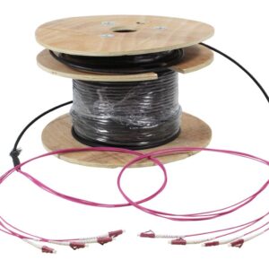 LWL-Kabel, Trunkkabel U-DQ(ZN)BH 4G 50/125, LC/LC OM4 140m, Trommel, Synergy21