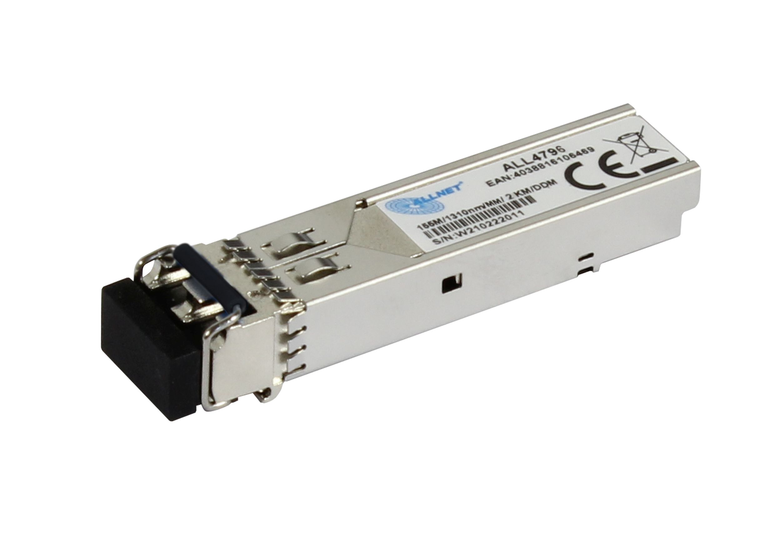 ALLNET Switch Modul ALL4796 SFP(Mini-GBIC), 100Mbit, FX/LC, 2Km, Multimode,