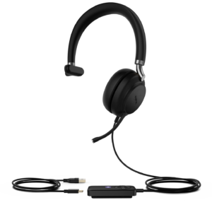Yealink Bluetooth Headset - UH38 Mono Teams -W/O BAT USB-C
