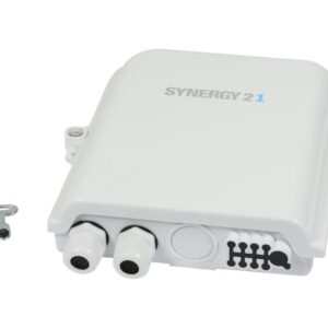 LWL-FTTH Wandgehäuse, IP65, 2xEingang/ 8xAusgang, Synergy 21