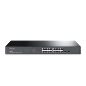 Omada by tp-link Switch full managed Layer2 18 Port • 16x 1 GbE • 2x SFP • 19" • Lüfterlos, Omada • SG2218