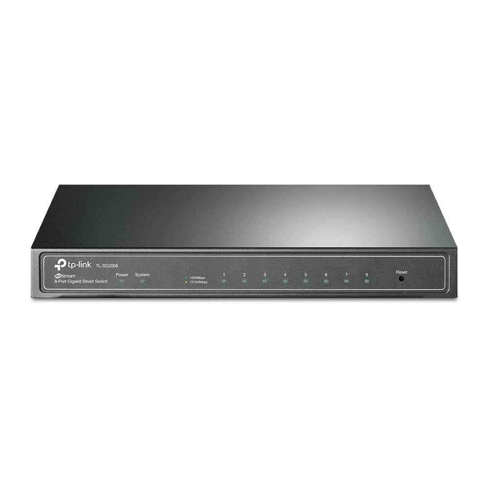 Omada by tp-link Switch full managed Layer2 8 Port • 8x 1 GbE • Lüfterlos, Omada • SG2008