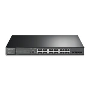Omada by tp-link Switch full managed Layer2+ 28 Port • 24x 1 GbE • 4x SFP • PoE Budget 384 Watt • 24x PoE at • 19” • Omada • SG3428MP