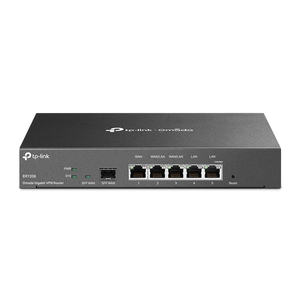Omada by tp-link ER7206 - SafeStream™ Gigabit Multi-WAN VPN Router PORT: 1×