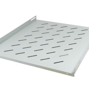 ALLNET 19"Schrank, zbh. Fachboden fest, T350/B472/H46mm, Lichtgrau, für SNB-Serie T600mm,
