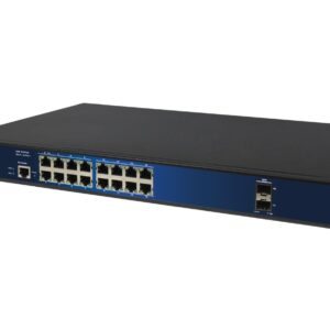 ALLNET Switch full managed Layer2+ 18 Port • 16x GbE • 4x SFP • 19" • Lüfterlos • ALL-SG8618M