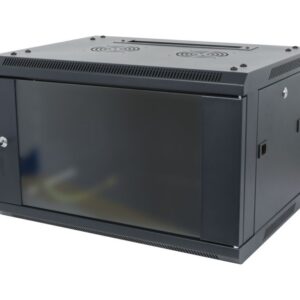 ALLNET 19"Wandgehäuse, 15HE, 1-teilig, T600mm, Schwarz, zerlegt(Flat Pack), SMA-Serie,