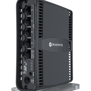 MikroTik home AX Access Point C52iG-5HaxD2HaxD-TC, hAP ax², 2.4/5 GHz AX, 5x Gigabit, Tower Case