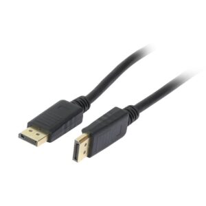 Kabel Video DisplayPort 1.2, ST/ST, 2m, Ultra HD 4k*2k 3840*2160@60hz 4:4:4, 8 Bit, CCS, Synergy 21,