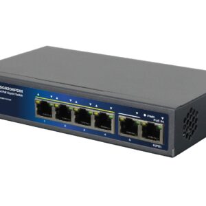 ALLNET Switch smart managed 6 Port Gigabit 95W / 4x PoE / 1x Gigabit / 1x PoE 90W BT In / "ALL-SG8206PDM"